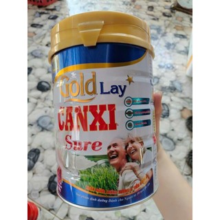 Sữa goldlay canxi sure 900g (date 2026) ngừa loãng xương cho người già