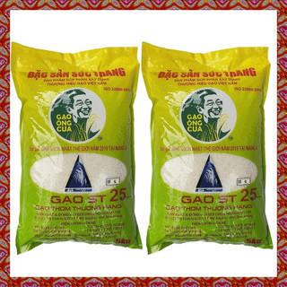  COMBO 2 TÚI GẠO ÔNG CUA CHÍNH HÃNG 5KG(10KG) (NSX : T8/2024)