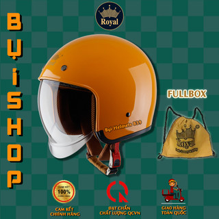 Mũ bảo hiểm Royal M139 kính âm - Nón bảo hiểm 3/4 đầu chính hãng - Helmet nguyên đầu có kính chắn gió giấu kính phượt