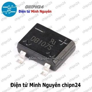 [5 CON] (KG2) Cầu Diode Dán DB107S 1A 1000V SMD (1A dán)