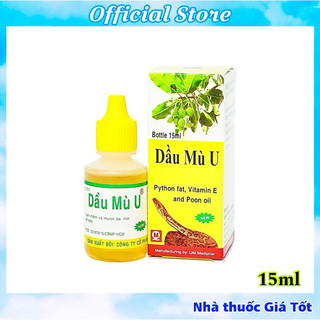[Chai 15ml] Dầu mù u chấm bỏng/phỏng, mụn nhọt, ghẻ lở
