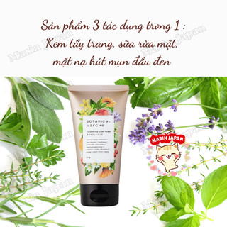 (Có sẵn,chuẩn Auth) Sửa Rửa Mặt Thảo Mộc Botanical Marche Chính hãng Nhật Bản