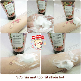 (Có sẵn,chuẩn Auth) Sửa Rửa Mặt Thảo Mộc Botanical Marche Chính hãng Nhật Bản