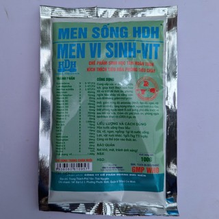 1 GÓI MEN SỐNG 100g MEN VI SINH – VIT CHẾ PHẨM SINH HỌC TAN HOÀN TOÀN DÙNG TỐT CHO GIA SÚC, GIA CẦM, CHÓ MÈO, GÀ CHỌI