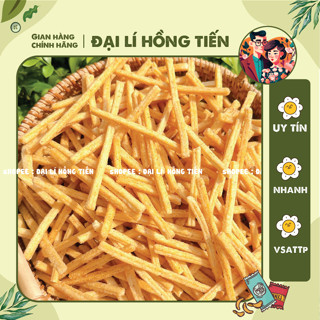 Bim Bim Khoai Tây Hương Ngó Sen, Snack Khoai Tây Bim Que Chua Cay giòn tan, đồ ăn vặt