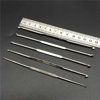 Móc len kim loại 2 đầu đủ size