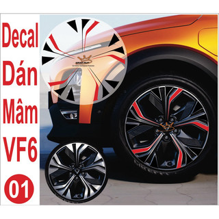 Decal dán mâm Vinfast VF6