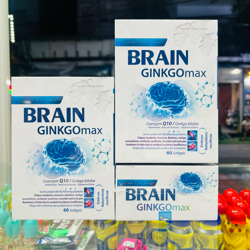 Hoạt Huyết Dưỡng Não - Brain Ginkgo max - Tăng cường lưu thông máu