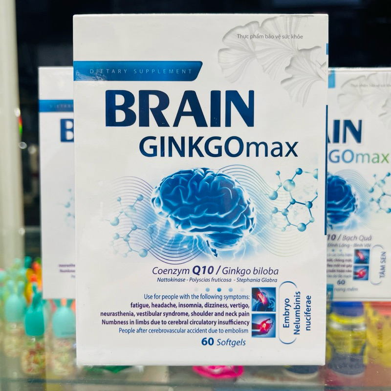 Bổ Não - Hoạy Huyết Dưỡng não Brain Ginkgo 60 viên