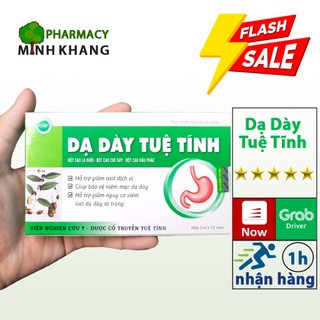 Viên uống Dạ dày tuệ tĩnh đau bao tử chống trào ngược dạ dày giảm đau loét tá tràng giảm khuẩn hp 30 viên