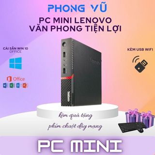 Máy Tính Case Mini PC Lenovo Thinkcentre M700 Tiny - coreG4xxx I3 I5 I7 6xxx Chính Hãng
