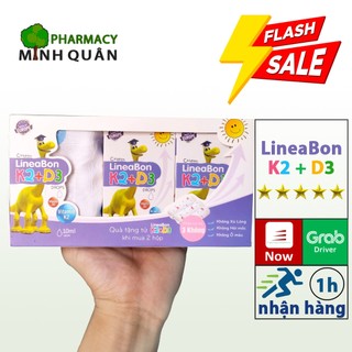 LineaBon K2+D3 ⚡Quà Tặng⚡ Bổ sung vitamin K2, D3 - Tăng cường hấp thu Canxi tối đa - Chai 10ml_MINH QUÂN