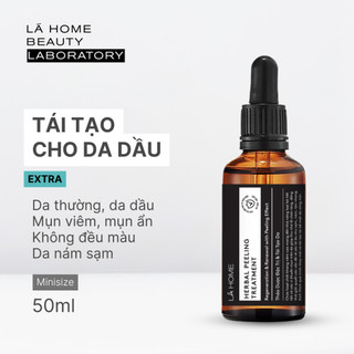 Herbal Peeling Treatment Extra Lá Home - Thảo Dược Thanh Lọc Da - Da mụn, da nám - Tái tạo nhanh
