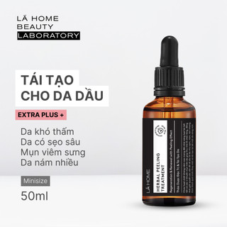 Herbal Peeling Treatment Extra Plus+ Lá Home - Thảo Dược Thanh Lọc Da - Da nám, da sẹo, da mụn nặng, da thô sần