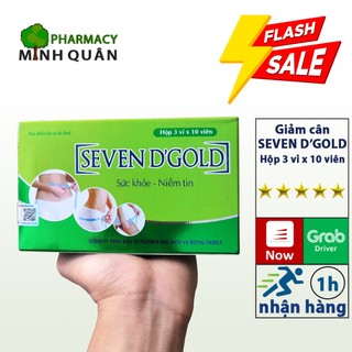 Viên uống giảm mỡ đùi Seven Gold cấp tốc an toàn cho cơ địa khó giảm trong 7 ngày tại nhà