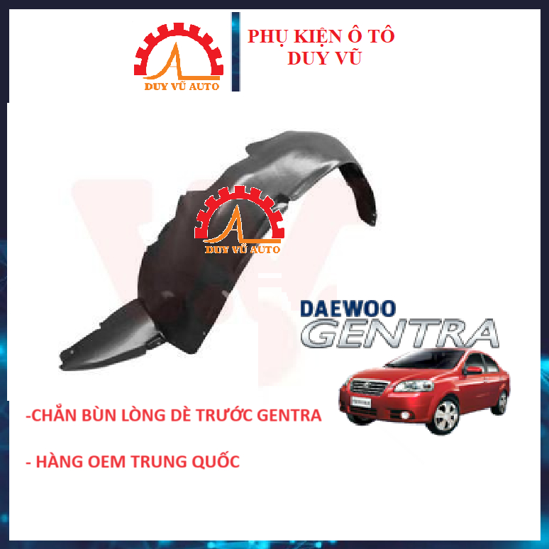 chắn bùn lòng dè deawoo gentra, aveo