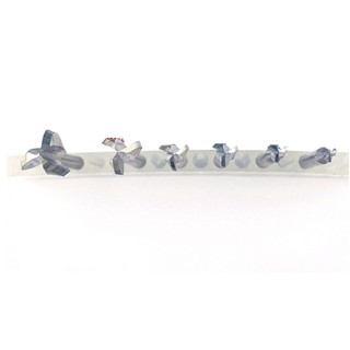 Phá thô cán 3mm (mũi quả đào cán 3mm- Trọn bộ 6 mũi)