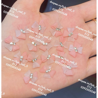 Nơ bột- nơ nail- 5k/ bông