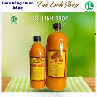 1lit cốt gừng nghệ hạt gấc +0.5lit nghệ hạt gấc dùng sau sinh  (tặng 1 vòng dâu tằm cho bé)