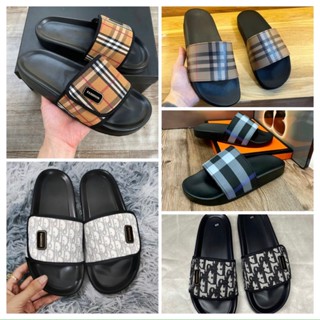 Dép DI ơ xé dán nam nữ hottrend hàng Authen, Dép quai ngang BBR hàng loại 1 đế cao su đi êm chân