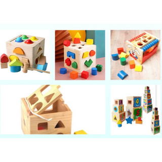 Đồ chơi Hộp thả khối đa năng - Đồ chơi giáo dục gỗ an toàn