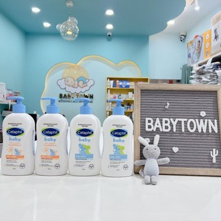 Sữa tắm gội / BodyLotion Cetaphil với dưỡng chất hữu cơ từ hoa cúc Calendula chai 399ML/chai 230ml