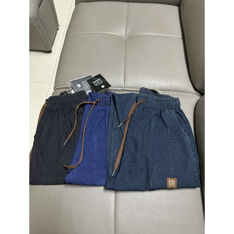 Quần baggy  jean thụng lưng  thun kèm dây rút kiểu mới | BigBuy360 - bigbuy360.vn