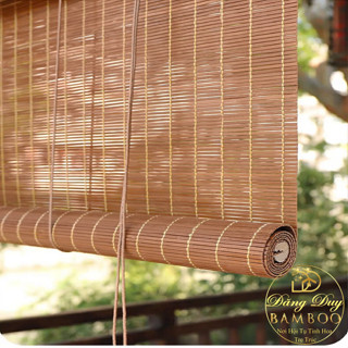 Mành Trúc Cacbon Than Hoá Ngang 1m Cao 1,5m/  2m/ 2,5m Rèm Trúc Treo Cửa Sổ Mành Che Nắng Ngoài Trời