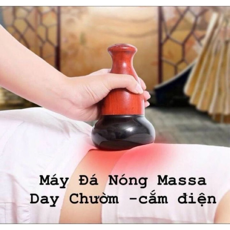 Máy Đá Nóng Điện Đả Thông Kinh Lạc (LOẠI 1 DÀY TO), Đá massage Chỉnh Nhiệt Độ, Dùng Cho Spa Dưỡng Si