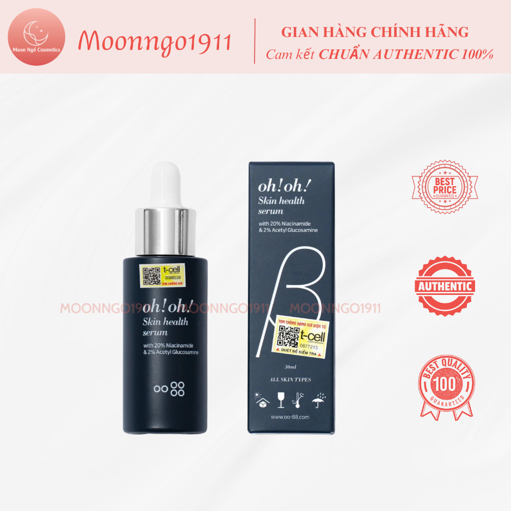 Serum Oh Oh Niacinamide 20% dưỡng sáng da