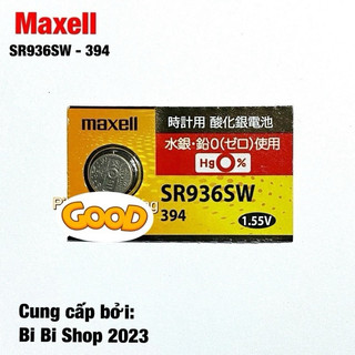 Pin Đồng Hồ SR936SW SR936 394 Maxell Chính Hãng Vỉ 1 Viên Made in Japan