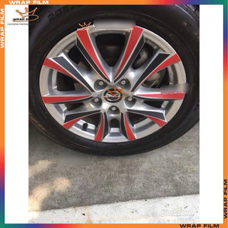 Decal dán mâm Mazda 3 (bộ 5 bánh)