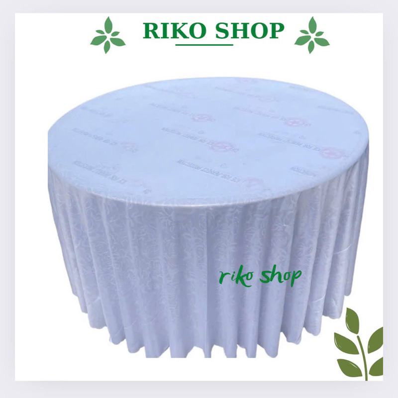 khăn bàn tròn phủ chân khổ 2m7x 2m7 trang trí nhà cửa