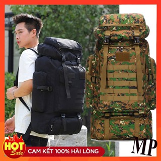 [Cam kết hàng loại I- 80L] Ba Lô Phượt Leo Núi Đi Bộ Đường Dài Cắm Trại Túi Đi Bộ Hành Lý Du Lịch Nam Nữ Chống Thấm Nước