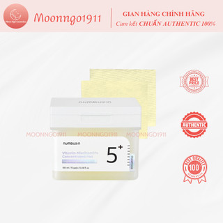 Pad tẩy da chết làm trắng da chuyên sâu Numbuzin No.5 Vitamin-Niacinamide Concentrated