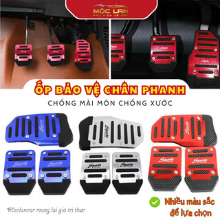 [BÁN SỈ ] Ốp Bọc Chân Ga Chân Phanh Cho Ô Tô Phong Cách Thể Thao SỐ SÀN - SỐ TỰ ĐỘNG