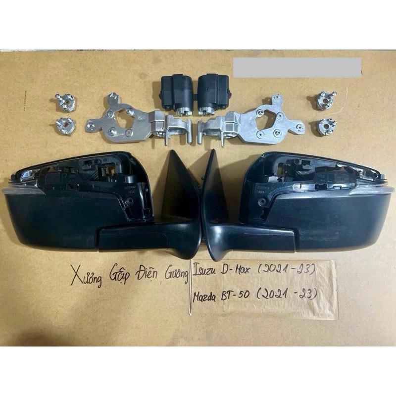 bộ khung xương và motor gập gương cho ISUZU DMAX(2021-2023) và MAZDA BT50(2021-2023)