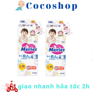 Tã dán Merries size XL40 miếng cho bé từ 12-20kg