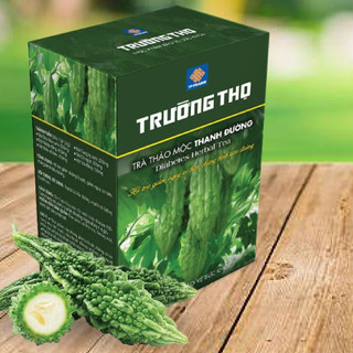 Trà Thảo Mộc Thanh Đường Trường Thọ - Trà túi lọc tiện dụng thành phần mướp đắng, dây thìa canh, giảo cổ lam