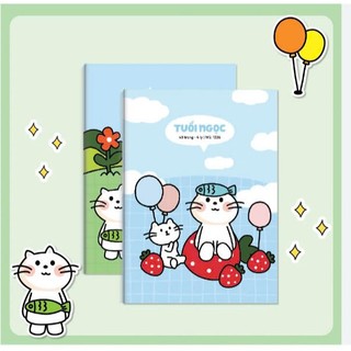 Combo 10 Vở ô ly Tuổi Ngọc Hải Tiến 48 trang.
