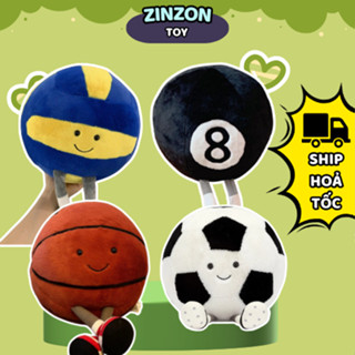 Gấu bông quả bóng đá size 35Cm êm mịn dễ thương cao cấp ZinZon