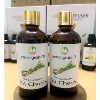 Tinh dầu Sả Chanh nguyên chất : Xông phòng, SPA - HOETL TẶNG VỎ LỌ TREO XE
