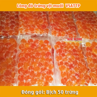 300 Lòng đỏ trứng vịt muối VSATTP Size 14-15gram/trứng
