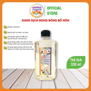 330ml Dung dịch thổi bong bóng xà phòng MADE IN VN (100% NATURAL bubble solution for kids)