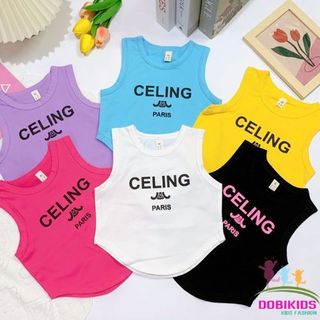 Áo ba lỗ bé gái thun cotton 4 chiều loại 1 mềm mịn siêu co giãn size 9-26kg