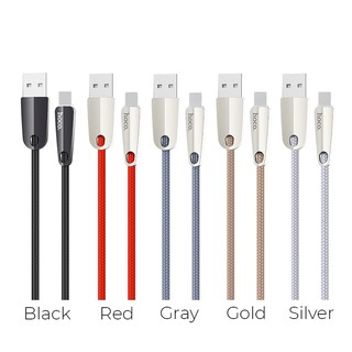 Cáp sạc tự ngắt Hoco U35 chống đứt gẫy độ bền cao - Dây sạc tự ngắt đôi khi nóng tự ngắt hoặc đầy pin là ngắt