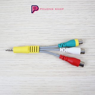 Cáp chuyển Jack 3.5 sang 3 đầu hoa sen AV (SP000160)