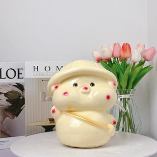 Heo đất tiết kiệm, heo đất đội mũ đáng yêu - heo đất hot hit hđhh06