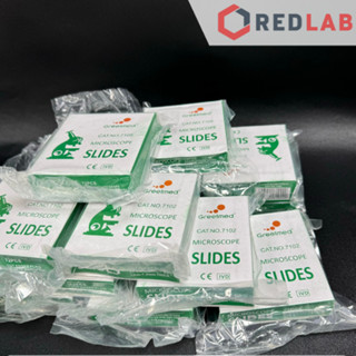 Lam kính hiển vi GREETMED trơn 7102 / nhám 7105 dày 1-1.2mm (hộp 72 cái) microscope slide, có VAT