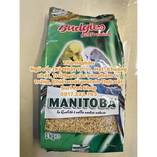 Thức ăn hỗn hợp hoàn chỉnh Manitoba dành cho Yến phụng gói nguyên seal 1k